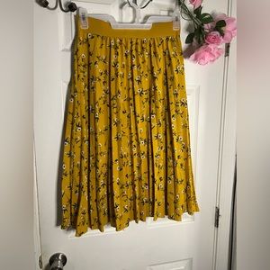 Andi + James Midi Floral Skirt
